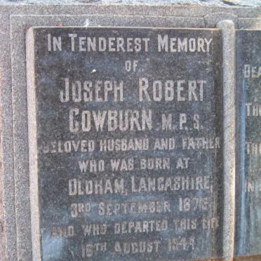 COWBURN Joseph Robert 1876-1944