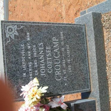 CROUCAMP Johannes Coetsee 1942-1988