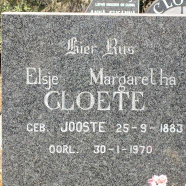 CLOETE Elsje Margeretha 1883-1970