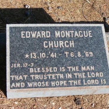 CHURCH Edward Montague 1941-1969