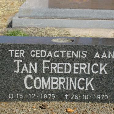 COMBRINCK Jan Frederick 1875-1970