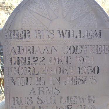 COETZEE Willem Adriaan 1941-1950