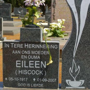 COETZEE Eileen nee HISCOCK 1917-2007