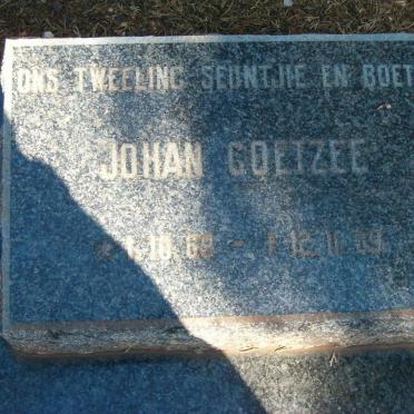 COETZEE Johan 1968-1969