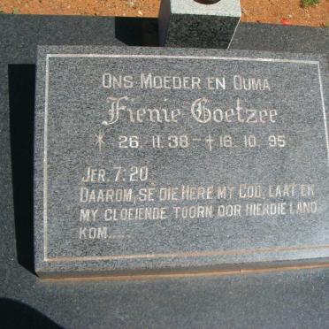 COETZEE Fienie 1938-1995