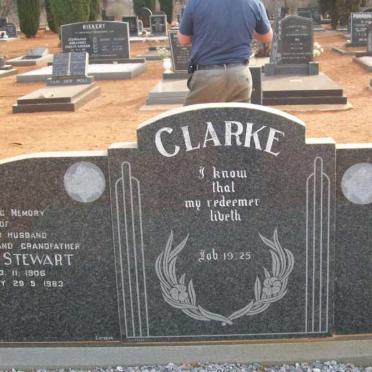 CLARKE George Stewart 1906-1983 &amp; Nola Elliott ROBINSON 1904-1985