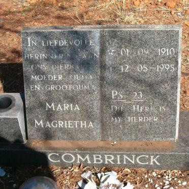 COMBRINCK Maria Magrietha 1910-1995