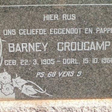 CROUCAMP Barney 1905-1960