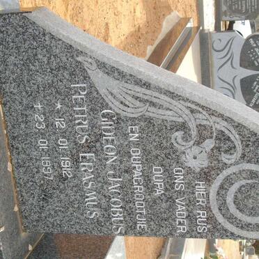 ERASMUS Gideon Jacobus Petrus 1912-1997