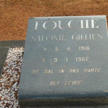 FOUCHÉ Salomé Gillies 1916-1982