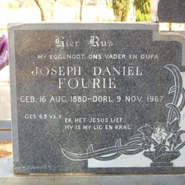 FOURIE Joseph Daniel 1880-1967