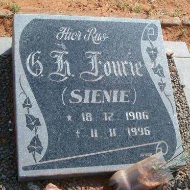 FOURIE C.H. 1906-1996