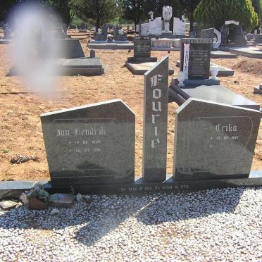 FOURIE Jan Hendrik 1939-1991 &amp; Erika 1947-