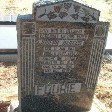 FOURIE Joseph Marcus 1913-1949