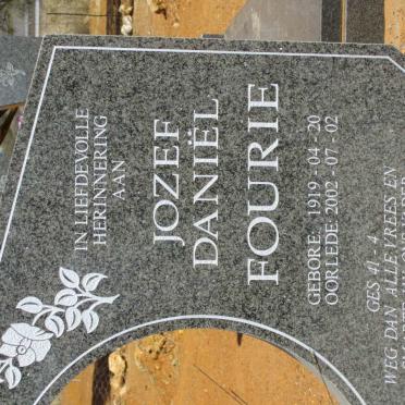 FOURIE Jozef Daniël 1919-2002