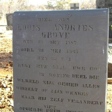 GROVE Louis Andries 1887-194?