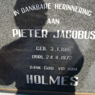 HOLMES Pieter Jacobus 1916-1972