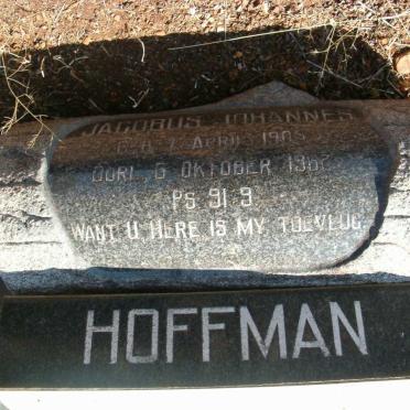 HOFFMAN Jacobus Johannes 1905-1962