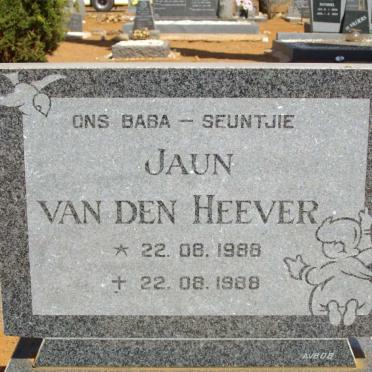HEEVER Jaun, van den 1988-1988