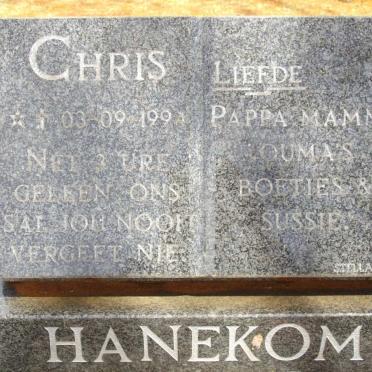 HANEKOM Chris 199?-
