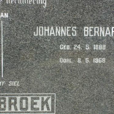 HAASBROEK Johannes Bernardus 1888-1968 &amp; Cecilia Johanna ANNANDALE 1888-1972 
