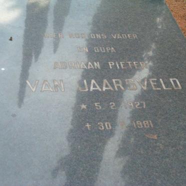 JAARSVELD Adriaan Pieter, van 1927-1981