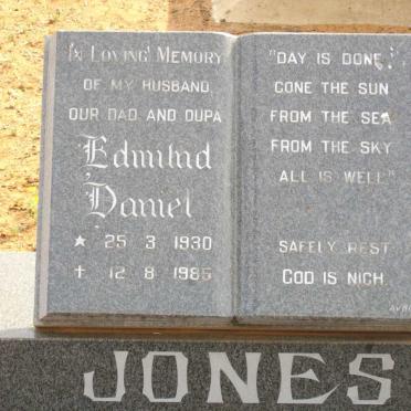 JONES Edmund Daniel 1930-1985