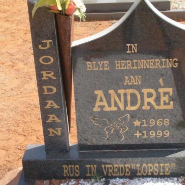 JORDAAN André 1968-1999