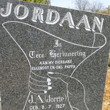JORDAAN J.A. 1927-1970