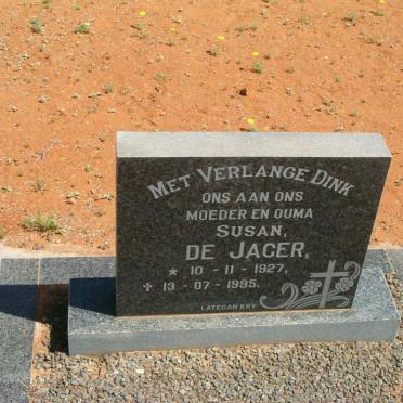 JAGER Susan, de 1927-1995