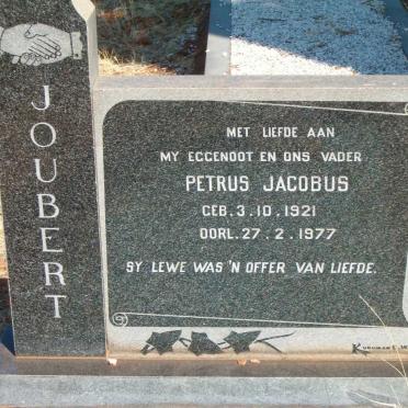 JOUBERT Petrus Jacobus 1921-1977