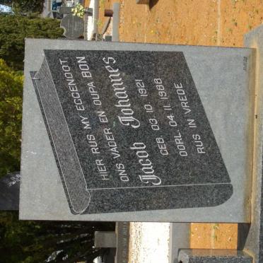 JACOBS Jacob Johannes 1921-1988