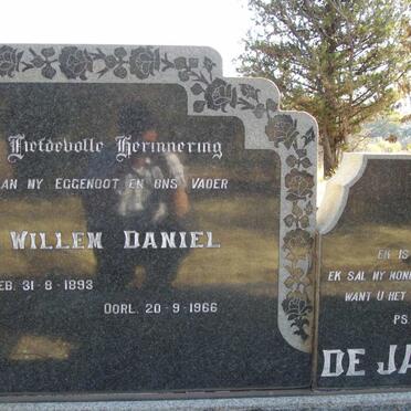 JAGER Willem Daniel, de 1893-1966