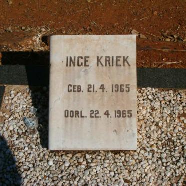 KRIEK Inge 1965-1965