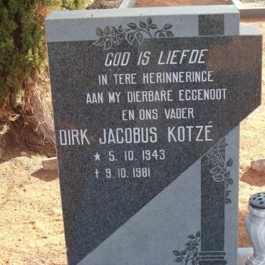 KOTZÉ Dirk Jacobus 1943-1981