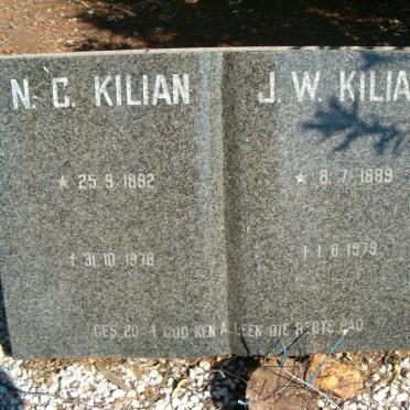 KILIAN N.C. 1892-1978 &amp; J.W. 1889-1979
