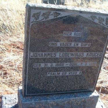 KRUGER Johannes Lodewikus 1885-1956