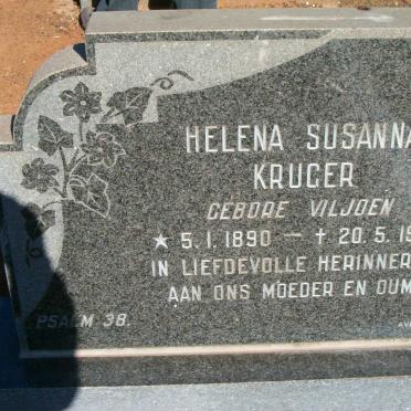 KRUGER Helena Susanna 1890-1975