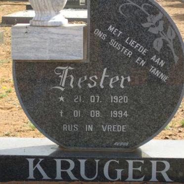KRUGER Hester 1920-1994