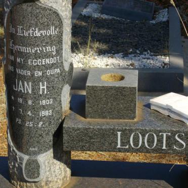 LOOTS Jan H. 1903-1983