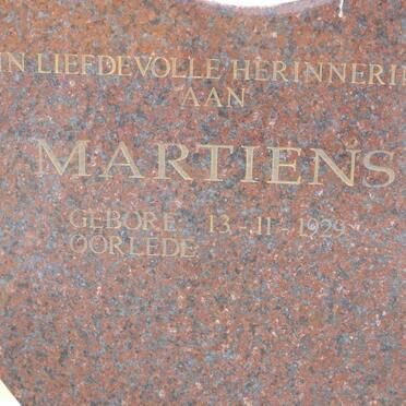 LOUWRENS Martiens 1929-