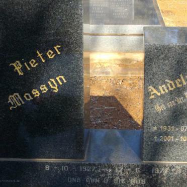 MASSYN Pieter 1927-1974 &amp; Andelene VAN DER WESTHUIZEN 1931-2001