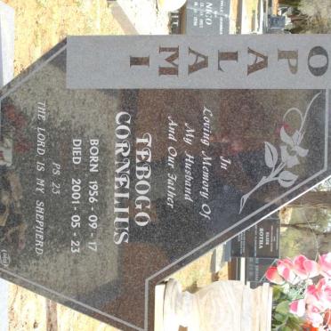 MOPALAMI Tebogo Cornelius 1956-2001