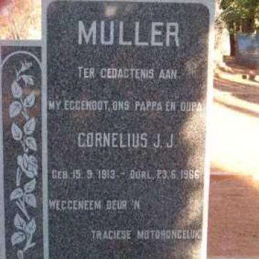MULLER Cornelius J.J. 1913-1966