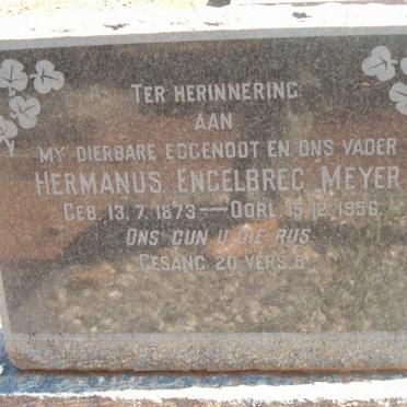 MEYER Hermanus Engelbreg 1873-1956