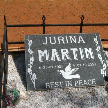 MARTIN Jurina 1931-2003