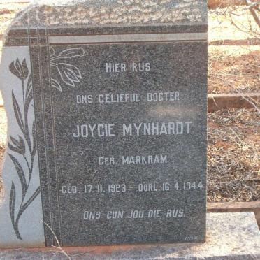MYNHARDT Joycie nee MARKRAM 1923-1944