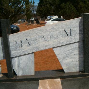 MARKRAM Lourens 1936-1988 &amp; Gerrie 1937-