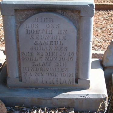 MARKRAM Sameul Johannes 1945-1945