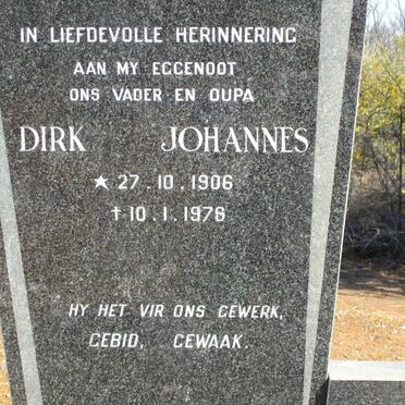 MALAN Dirk Johannes 1906-1978